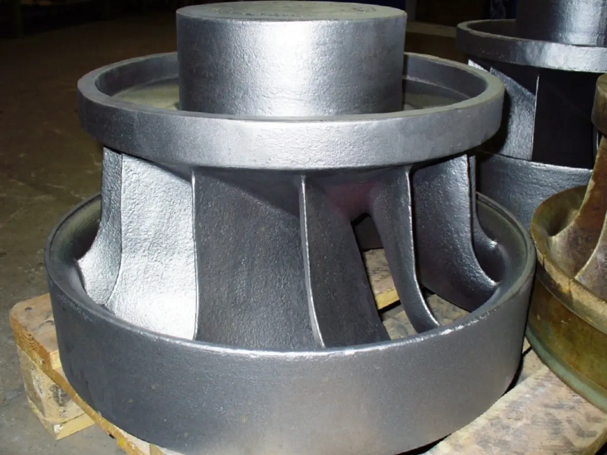 Gussteil neues Francis Laufrad. Design per Reverse Engineering